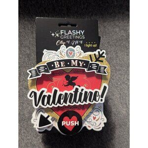 5 'Be My Valentine' Flashy LED Greeting Card